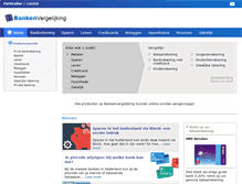 Tablet Screenshot of bankenvergelijking.nl